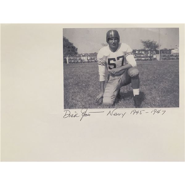 Navy Midshipmen Dick Scott signed photo