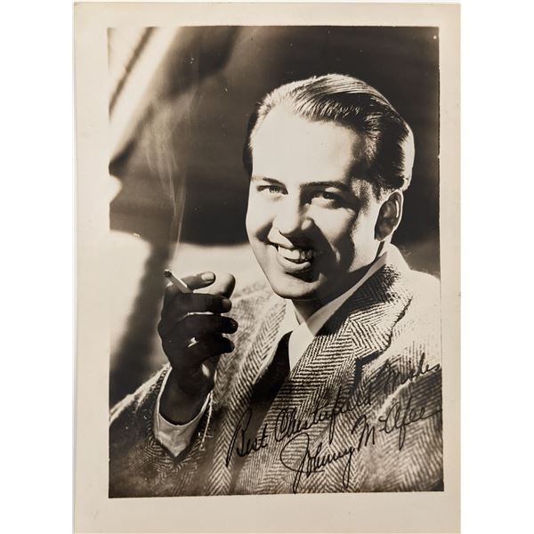 Johnny McAfee Signed Photo