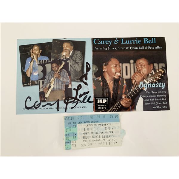 Carey Bell Dynasty signed CD Cover