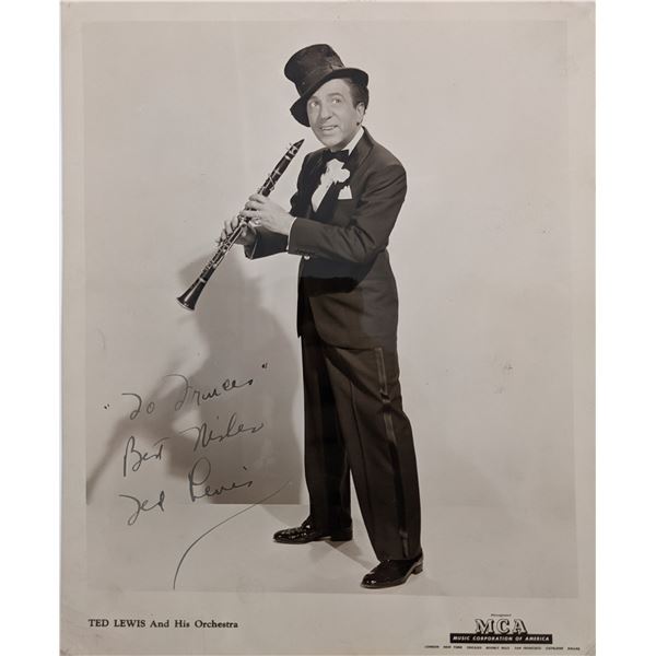 Ted Lewis Signed Photo