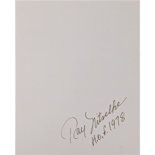NFL Hall Of Famer Ray Nitschke Autograph