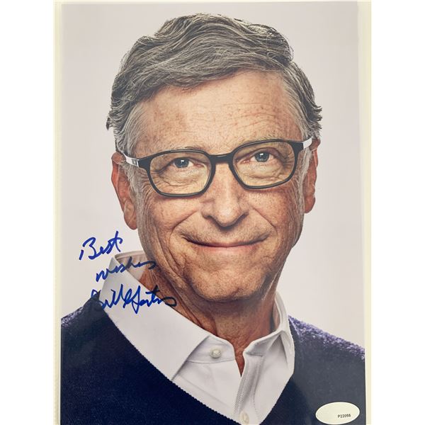 Bill Gates Signed Photo