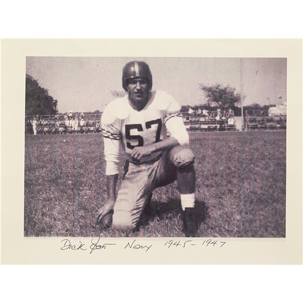 Navy Midshipmen Dick Scott signed photo in pen