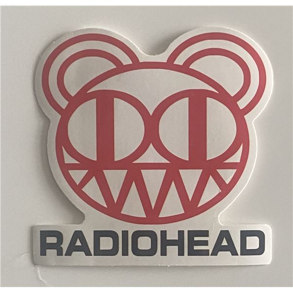 Radiohead bear logo sticker