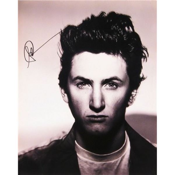 Sean Penn signed portrait photo