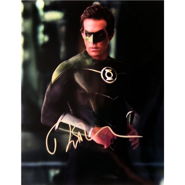 Ryan Reynolds signed movie photo