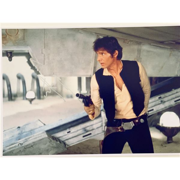 Star Wars Harrison Ford Signed Movie Photo