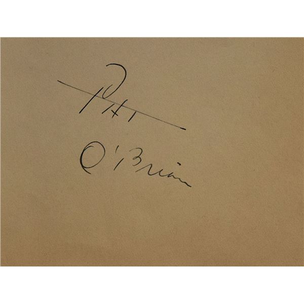 Pat O’Brien signature slip
