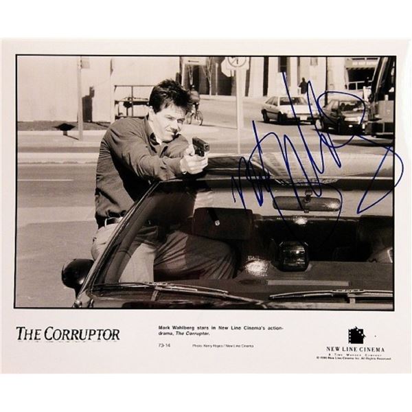 Mark Wahlberg signed movie still photo