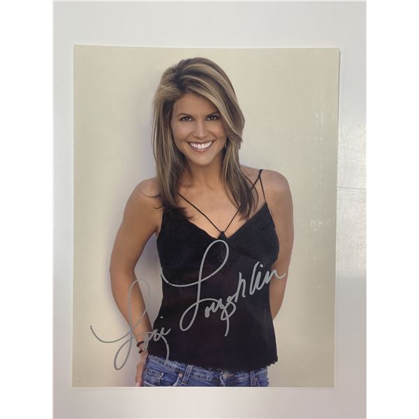 Lori Loughlin signed photo