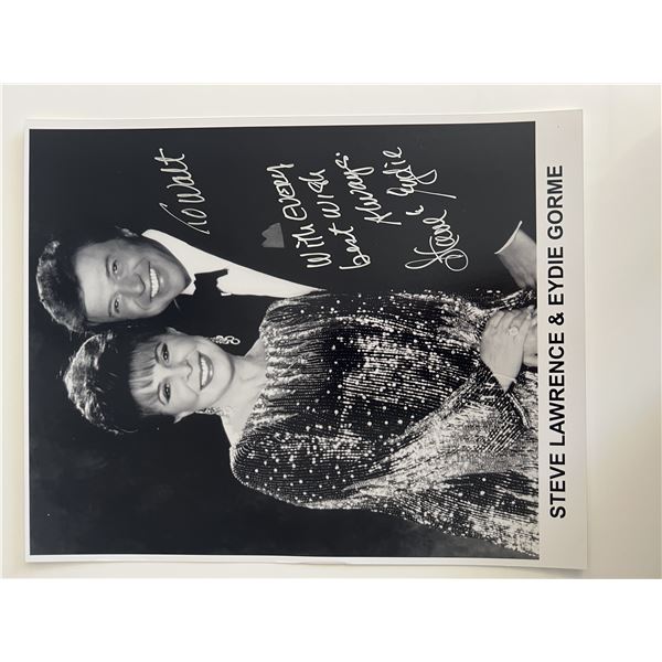 Steve Lawrence and Eydie Gorme signed photo