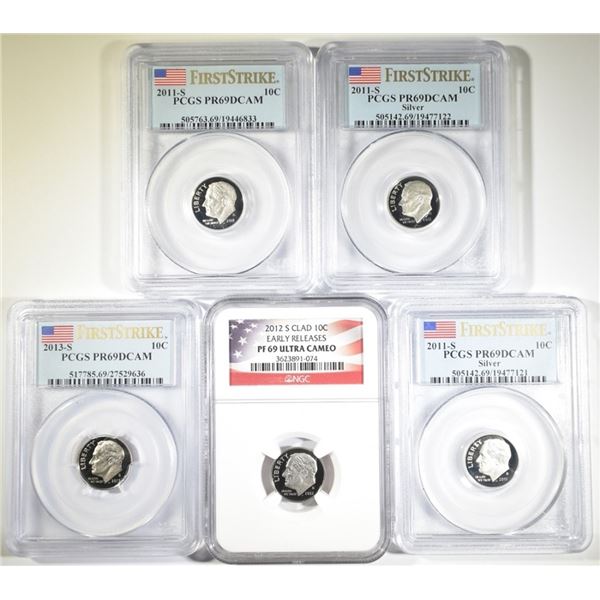 COLLECTOR'S LOT OF ROOSEVELT DIMES