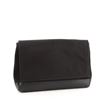 Image 1 : Balenciaga Flap Clutch Canvas with Leather Black