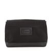 Image 2 : Balenciaga Flap Clutch Canvas with Leather Black