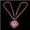 Image 1 : Natural Stunning  Pink Topaz Necklace