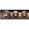 Image 2 : ZUNI INDIAN CONCHO BELT