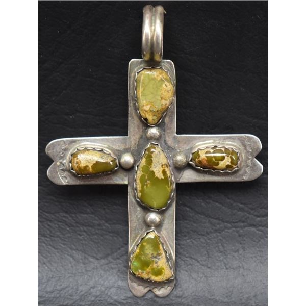 NAVAJO INDIAN CROSS PENDANT