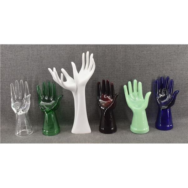 DECORATIVE GLASS HANDS