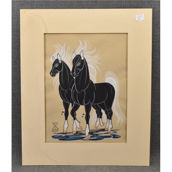 NAVAJO INDIAN PAINTING (ADEE DODGE)