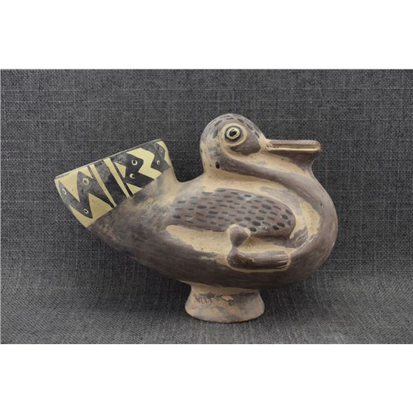 DECORATIVE POTTERY BIRD
