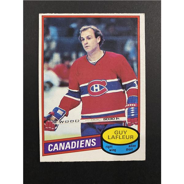 1980-81 O-PEE-CHEE Guy Lafleur (HOF)