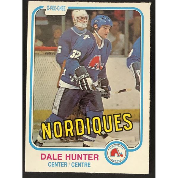 1981-82 O-PEE-CHEE Dale Hunter (RC)