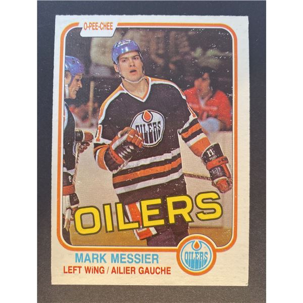 1981-82 O-PEE-CHEE Mark Messier (HOF)