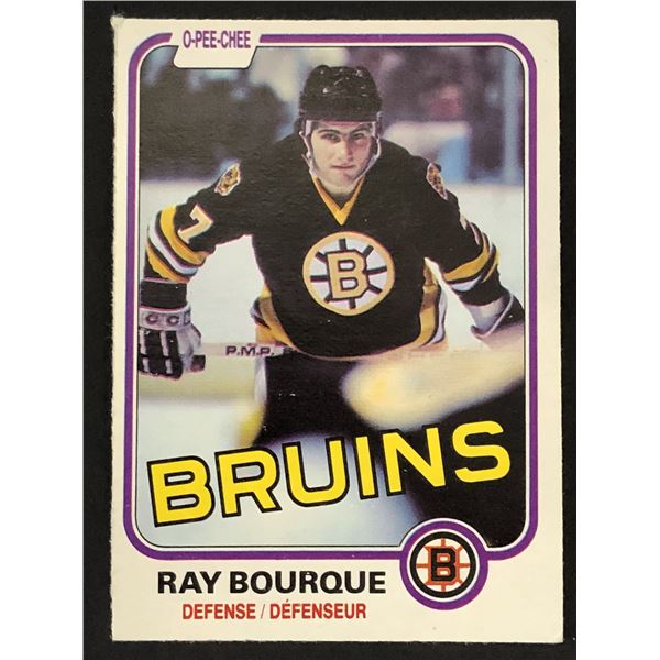 1981-82 O-PEE-CHEE Ray Bourque (HOF)