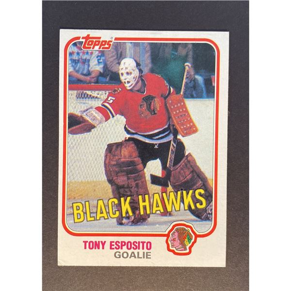 1981-82 TOPPS Tony Esposito (HOF)