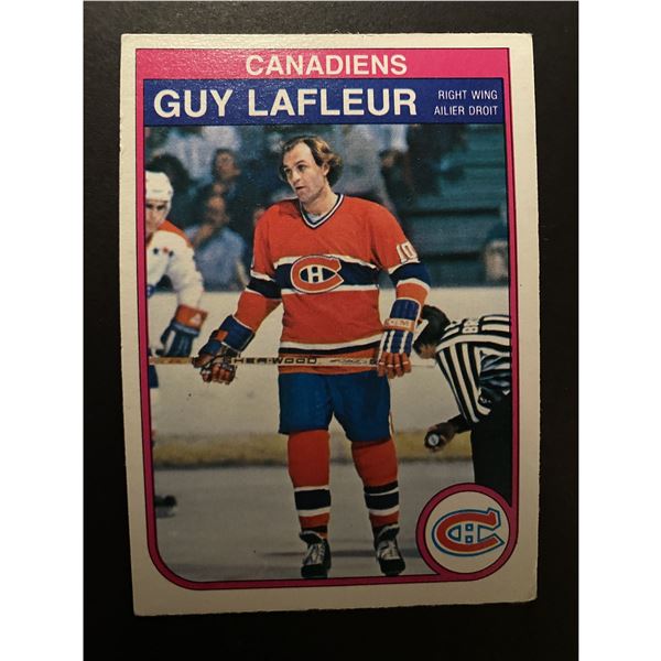 1982-83 O-PEE-CHEE Guy LaFleur IA (HOF)