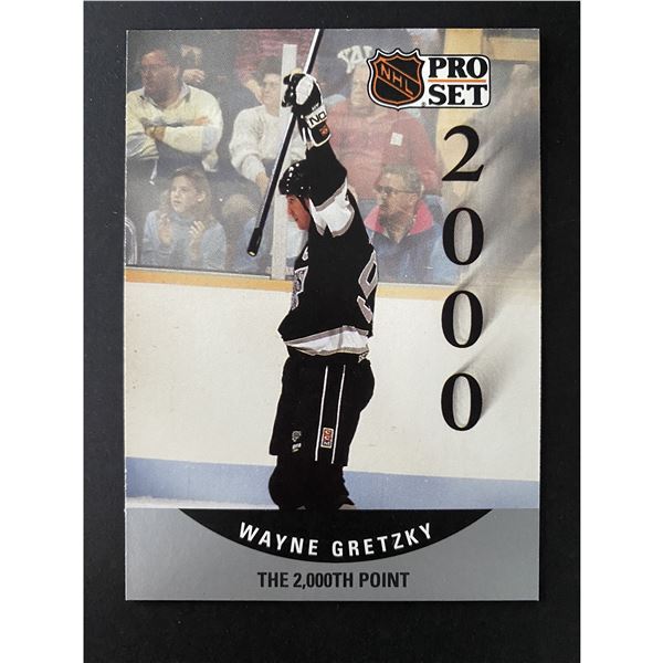 1990-91 PRO SET Wayne Gretzky SP (HOF)