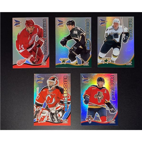 2000-01 PACIFIC McDONALD'S NHL Hall of Fame bundle (5 cards)