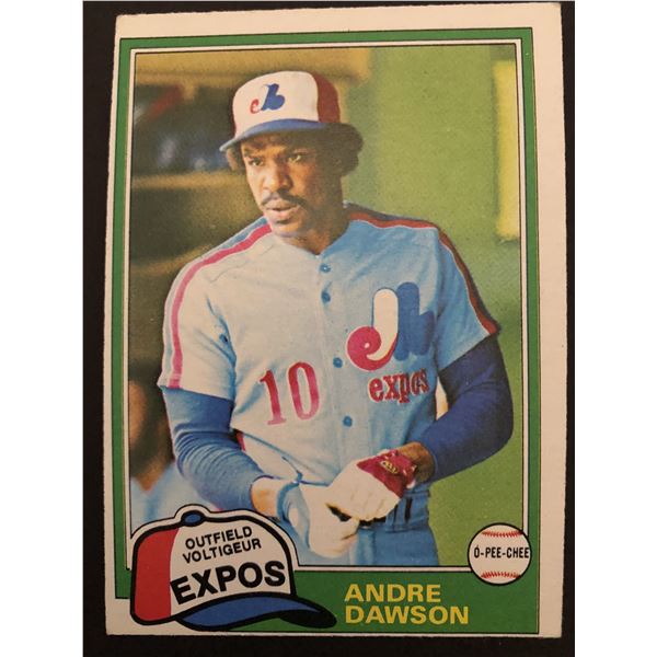 1981 O-PEE-CHEE Andre Dawson (HOF)