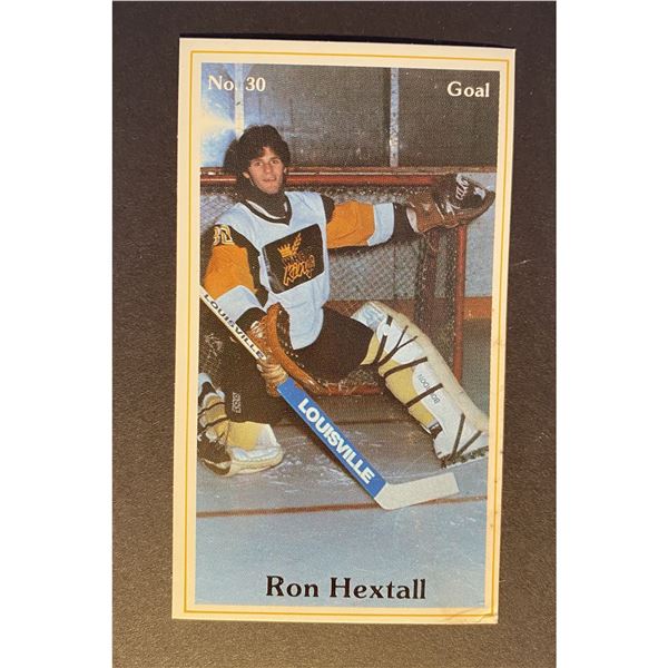 1982-83 Ron Hextall junior card