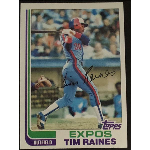 1982 TOPPS Tim Raines (HOF)