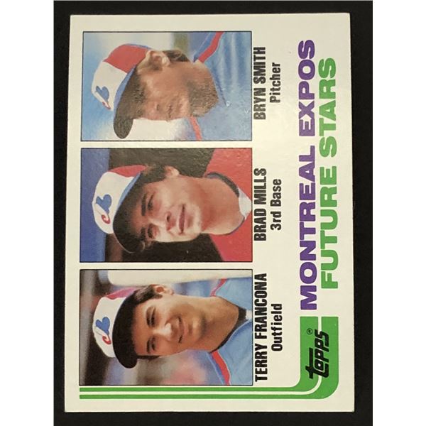 1982 TOPPS Bryn Smith/Terry Francona RC