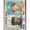 Image 1 : 1982 TOPPS Tim Raines/Rickey Henderson LL (HOF)