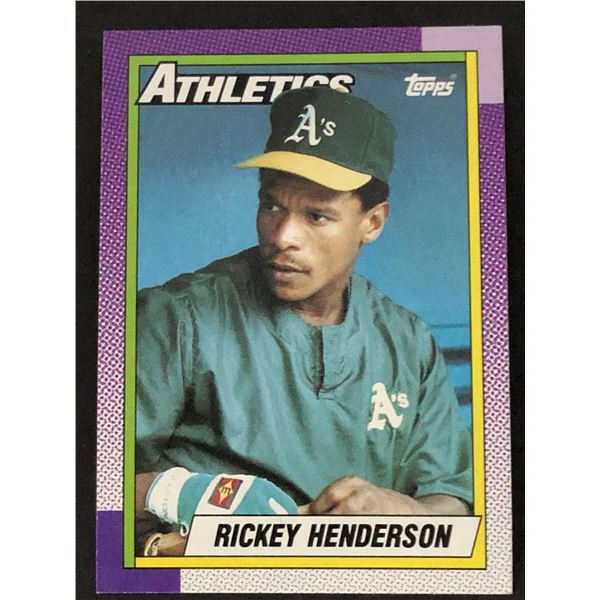 1990 TOPPS Rickey Henderson (HOF)