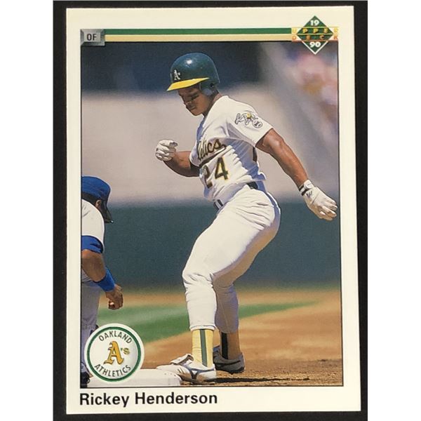 1990 UPPER DECK Rickey Henderson (HOF)