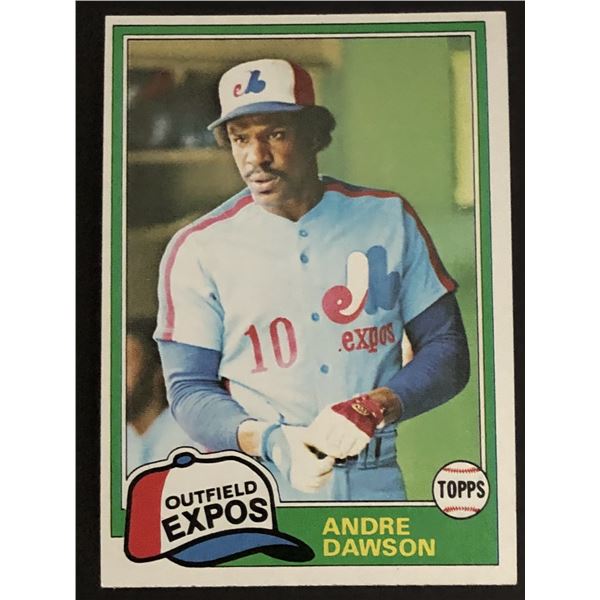 1981 TOPPS Andre Dawson (HOF)