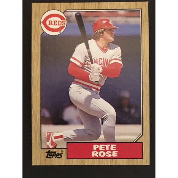 1987 TOPPS Pete Rose