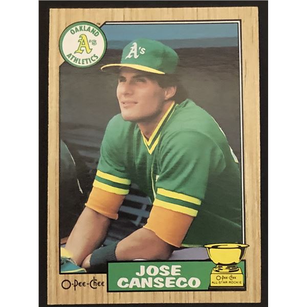 1987 O-PEE-CHEE Jose Canseco (RC)