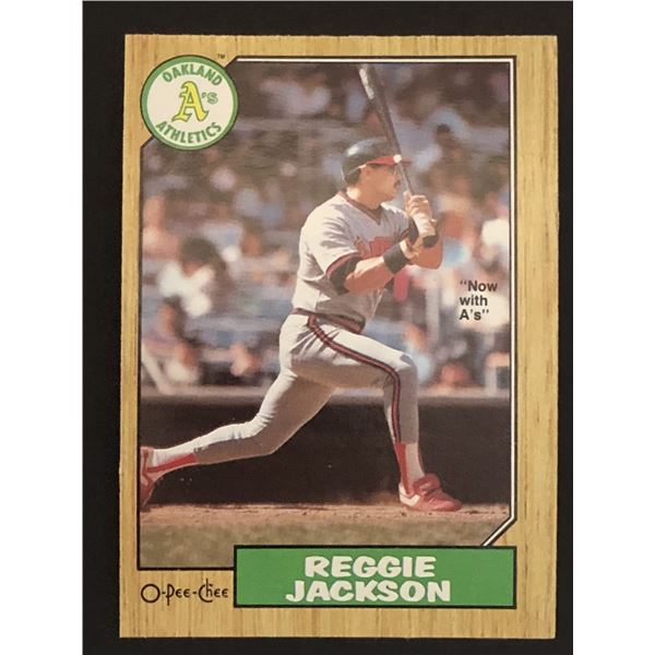 1987 O-PEE-CHEE Reggie Jackson (HOF)