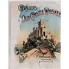 Image 2 : Old Castle Whiskey Lithograph Advertisement