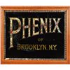 Image 1 : Phenix of Brooklyn Insurance Co Reverse Glass Ad