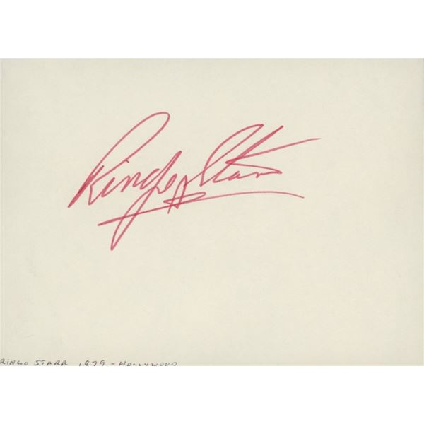 Ringo Starr Signature Cut The Beatles