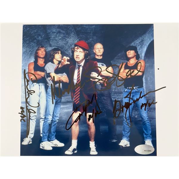 AC/DC Band Signed Photo