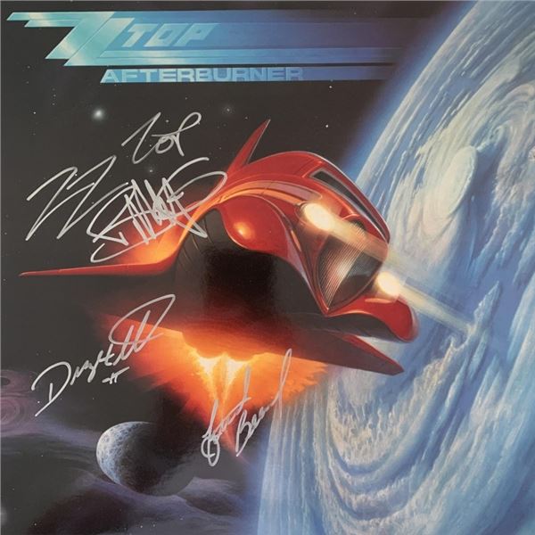 ZZ Top Signed Record