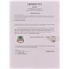 Image 10 : 18K White Gold Diamond & Emerald Ring