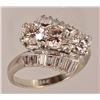 Image 2 : Ladies 14kt. White Gold Diamond Ring